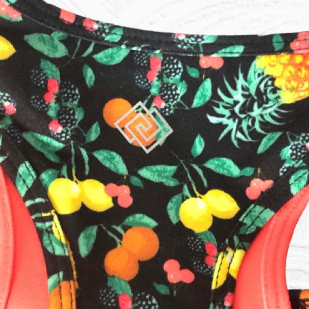Zelos Fruit Novelty Print Workout Set Size S/M - Picture 11 of 11